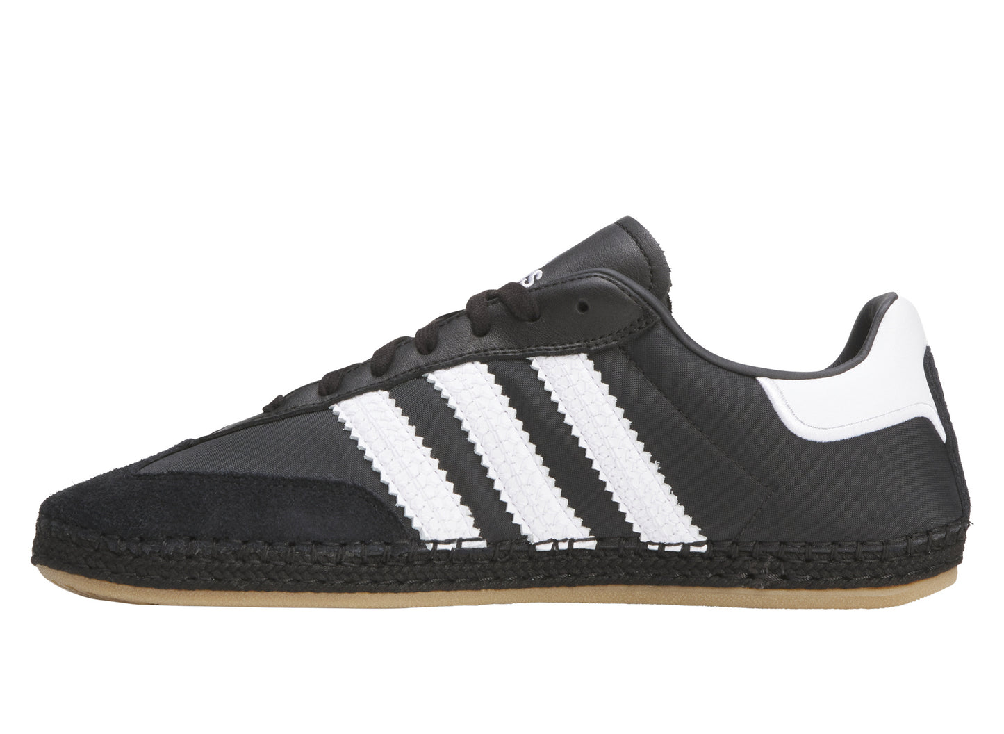 adidas x CLOT Samba Espadrille in Core Black and Footwear White, men's sneaker, view 2