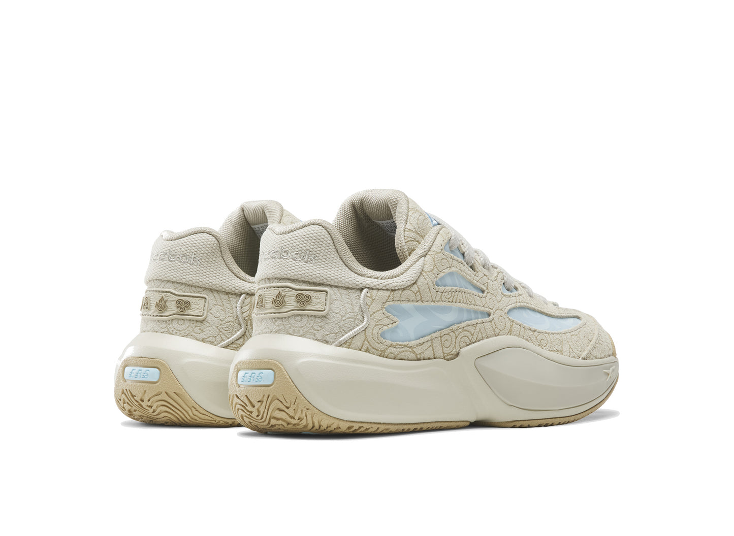 Reebok x Avatar: The Last Airbender Engine A 26 in Sport Beige / Brown - rear three-quarter view