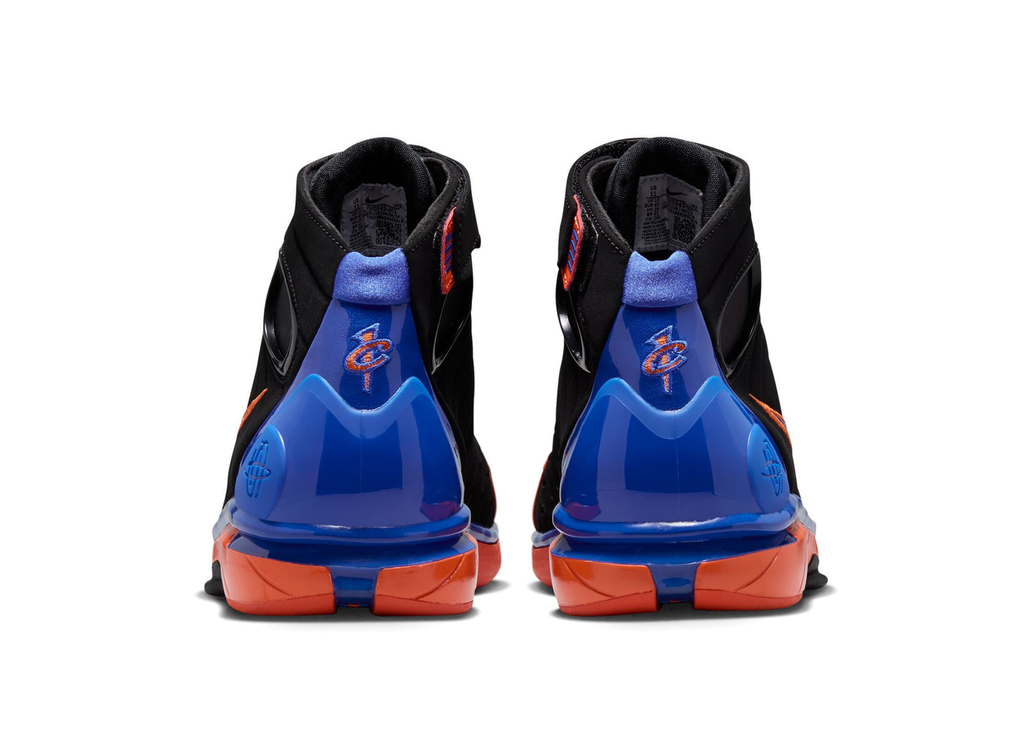 Nike Air Zoom Huarache 2K4 “Penny Hardaway” in Black / Varsity Royal / Safety Orange
