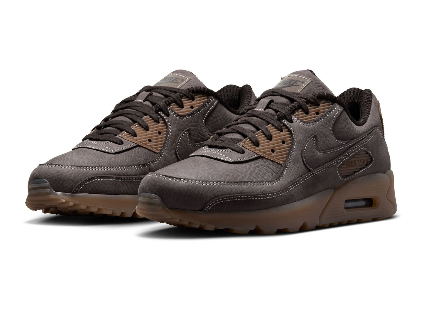 Nike Air Max 90 SP in Shadow Brown and Buff, men's lifestyle sneaker, view 3