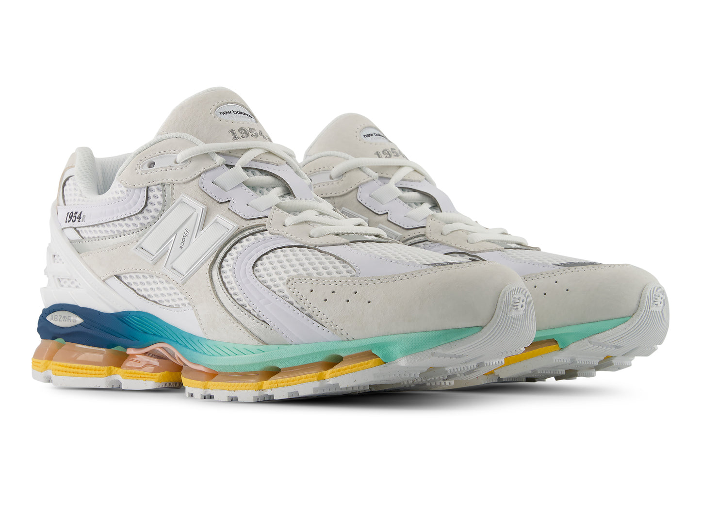 New Balance 1954R U19549XD Reflection White Bright Mint view 4