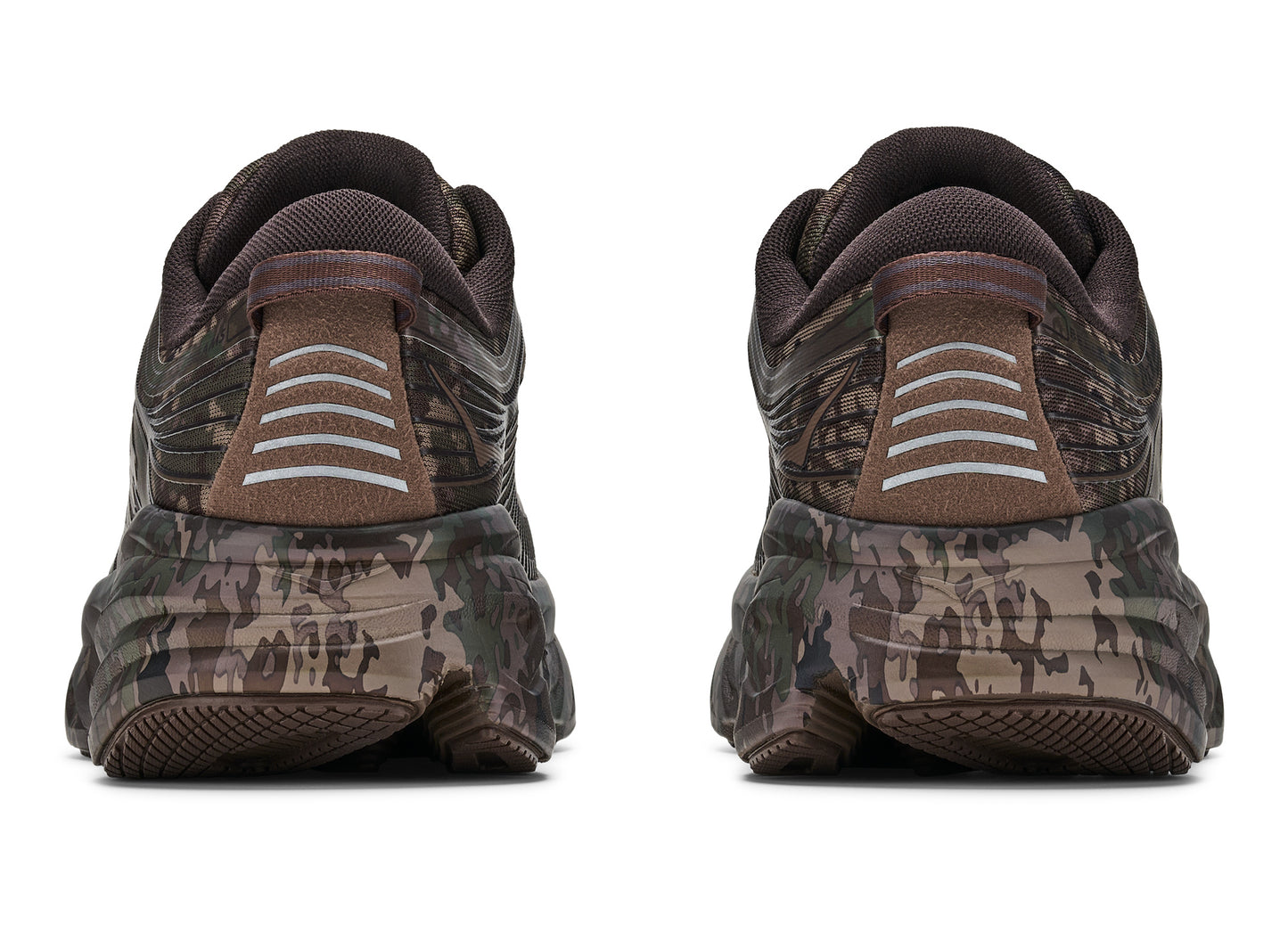 Hoka x BEAMS Bondi 7 in Chestnut / Black Bean