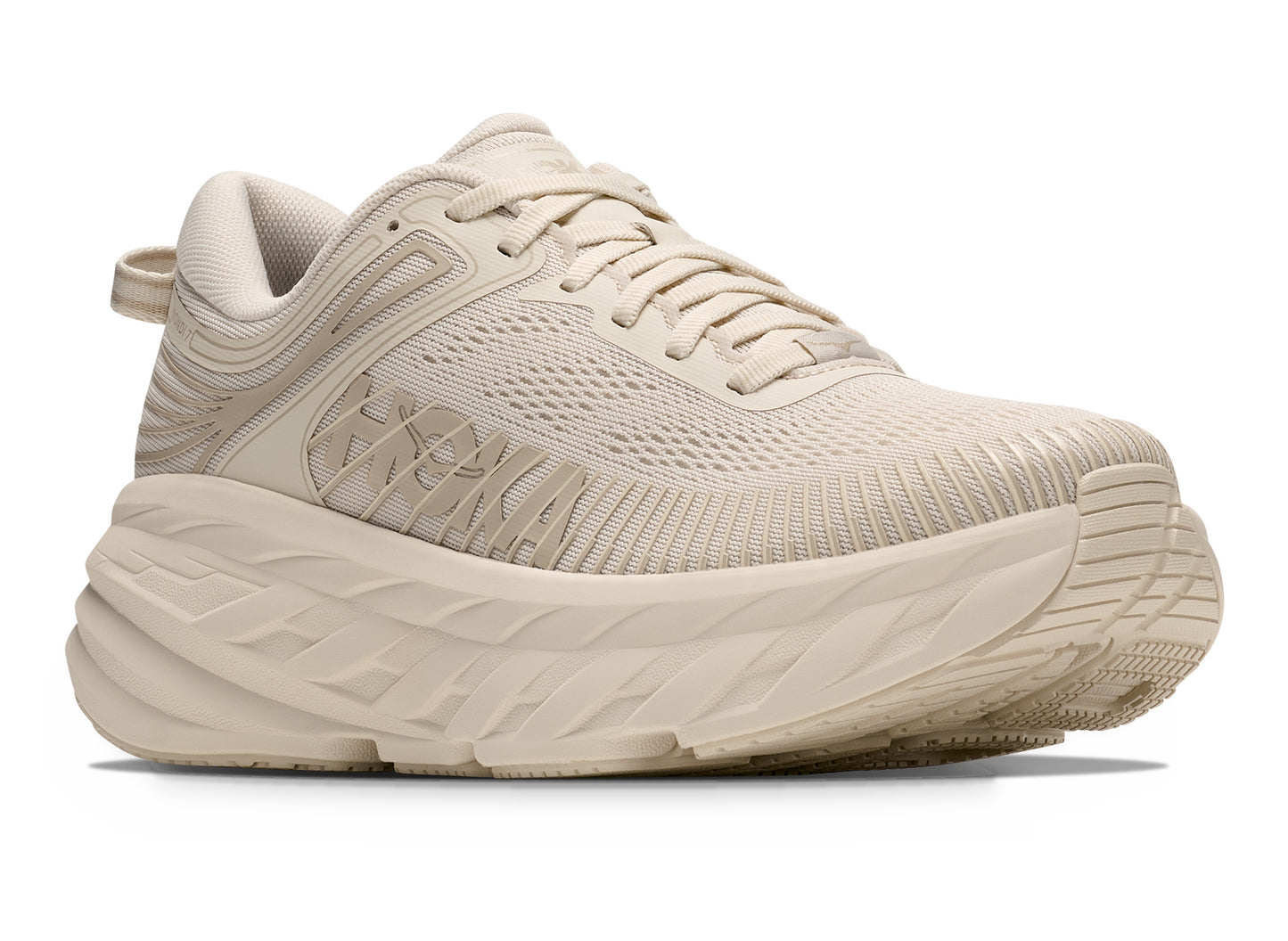 Women's Hoka Bondi 7 in Oat Milk