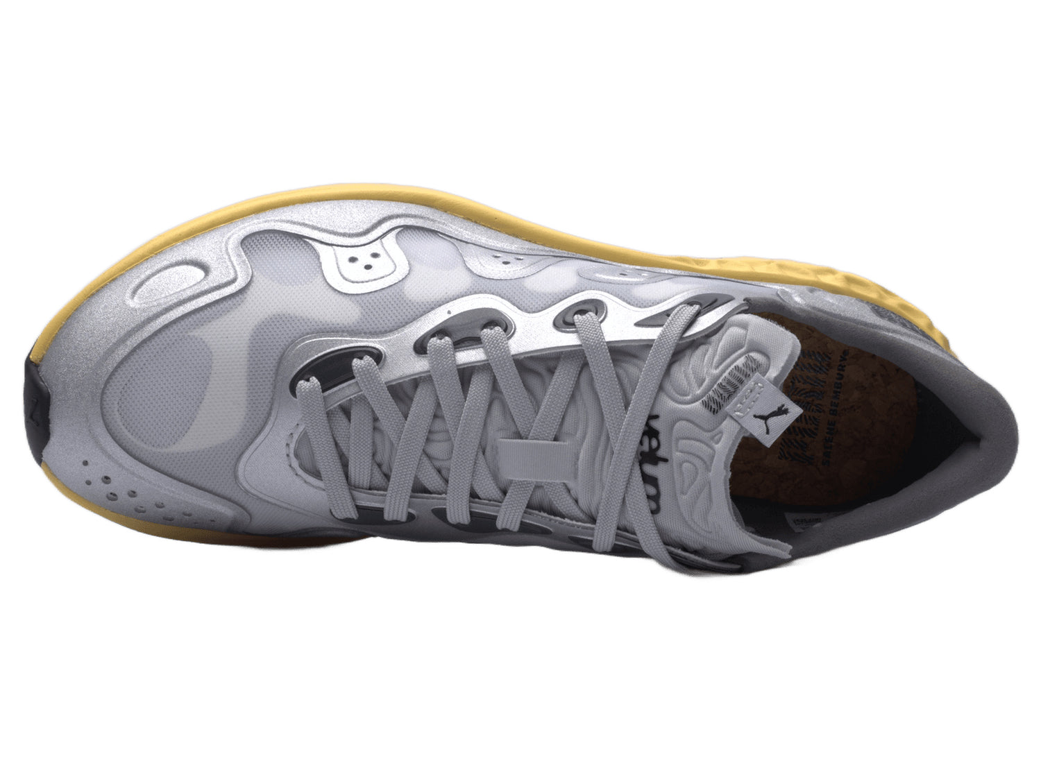 Puma x Salehe Bembury Velum 2 Nitro in Silver and Chrome, men's sneaker, view 4
