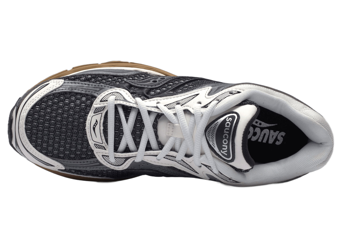 Saucony ProGrid Omni 9 in Gunmetal / Cider