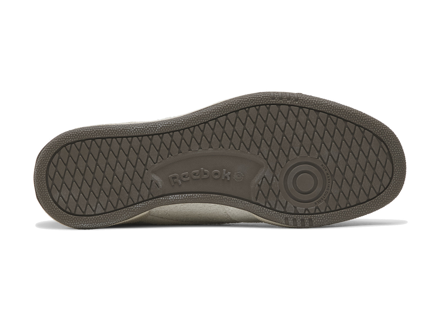 Reebok x Avatar: The Last Airbender Club C 85 in Chalk / Brown / Tan - outsole view