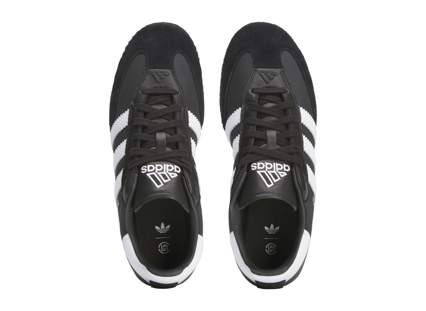 adidas x CLOT Samba Espadrille in Core Black and Footwear White, men's sneaker, view 5