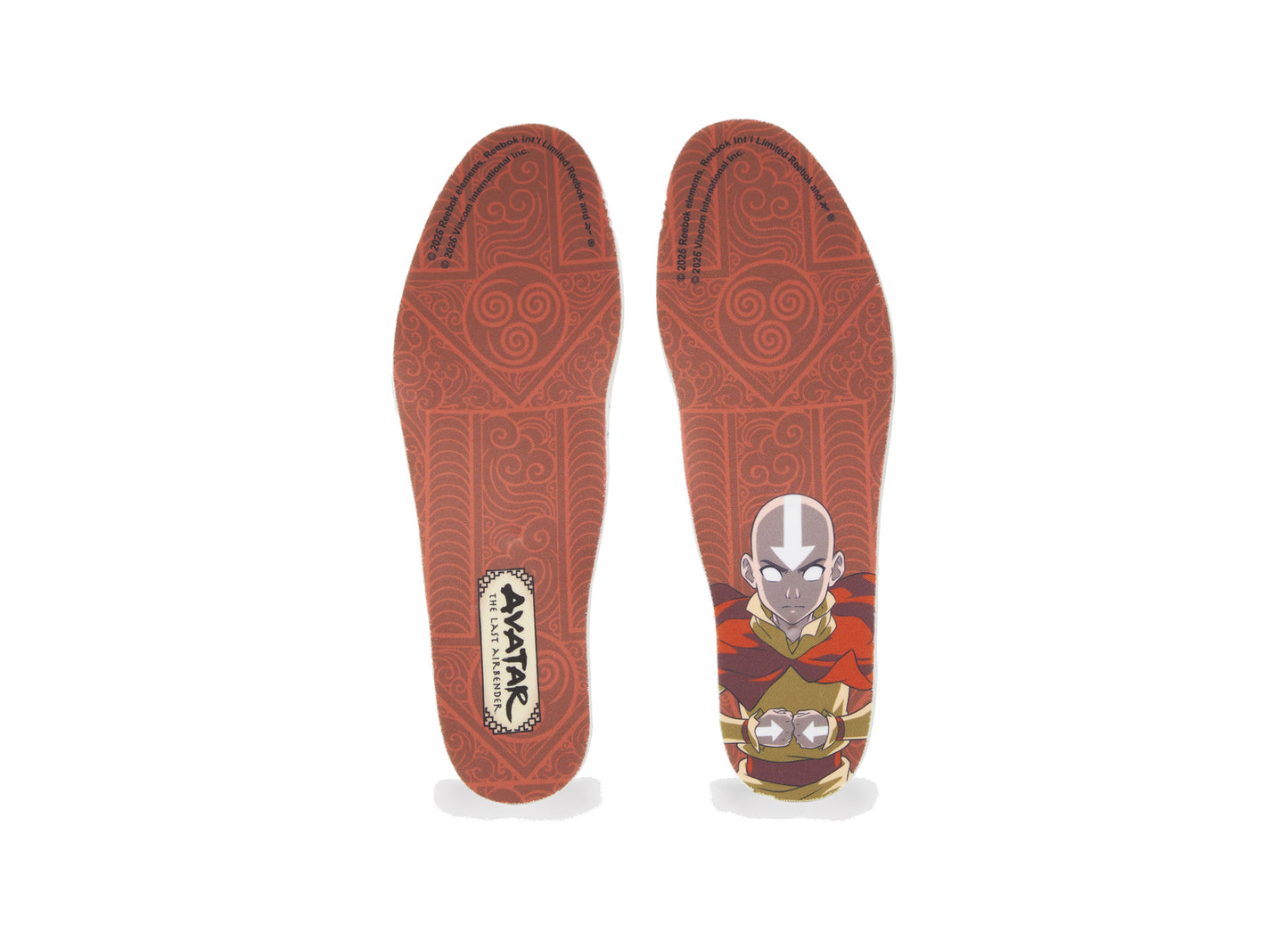 Reebok x Avatar: The Last Airbender Instapump Fury 94 in Orange / Yellow - Avatar graphic insoles