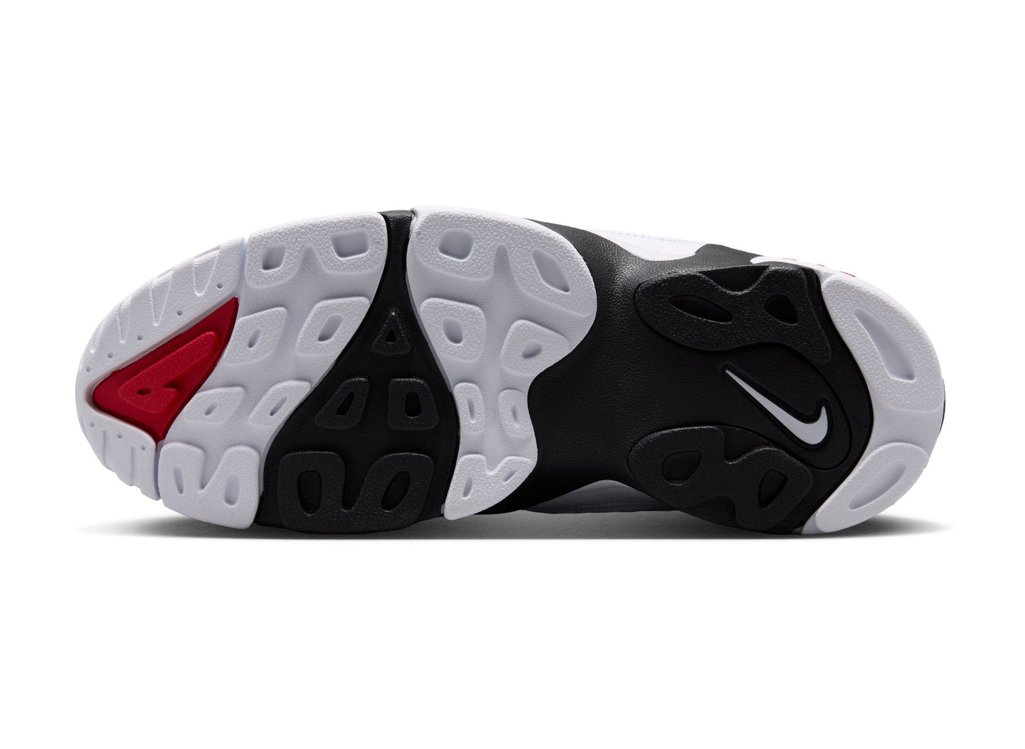 Nike Air Diamond Turf II "49ers" in Black / Fire Red