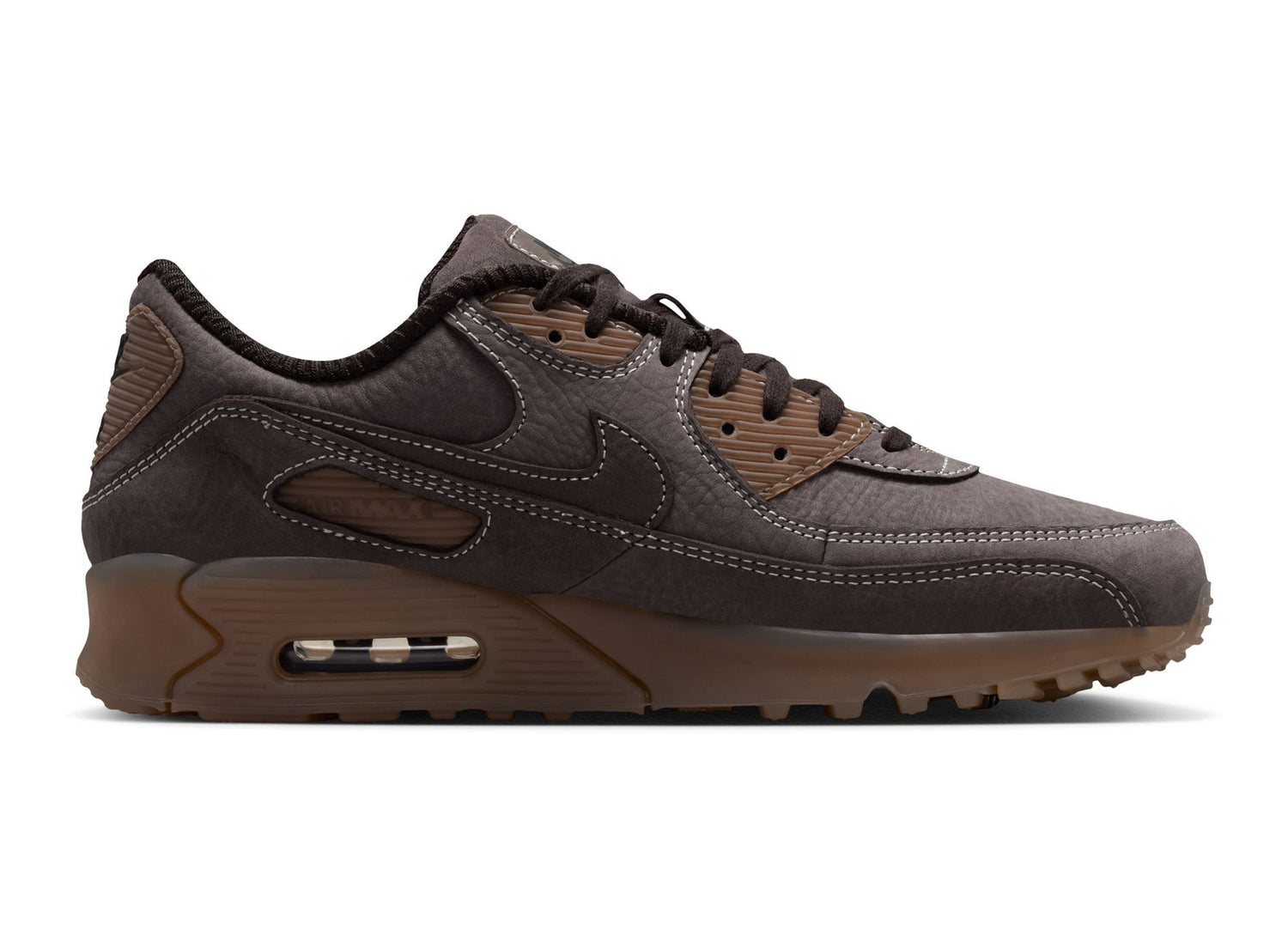 Nike Air Max 90 SP in Shadow Brown and Buff, men's lifestyle sneaker, view 7