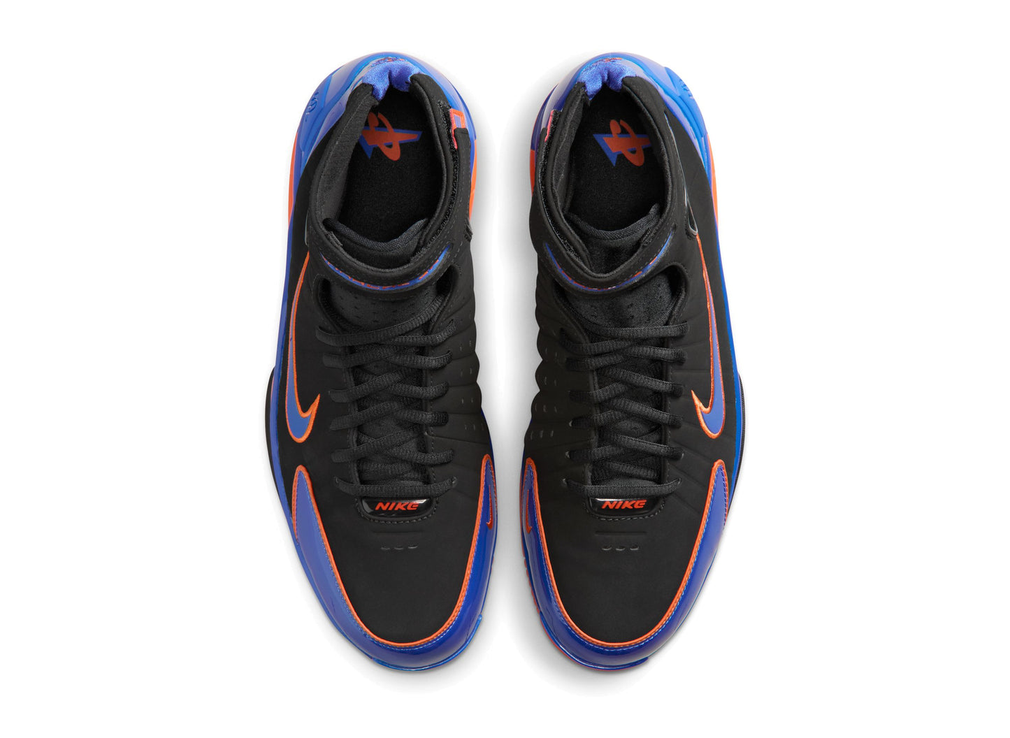 Nike Air Zoom Huarache 2K4 “Penny Hardaway” in Black / Varsity Royal / Safety Orange