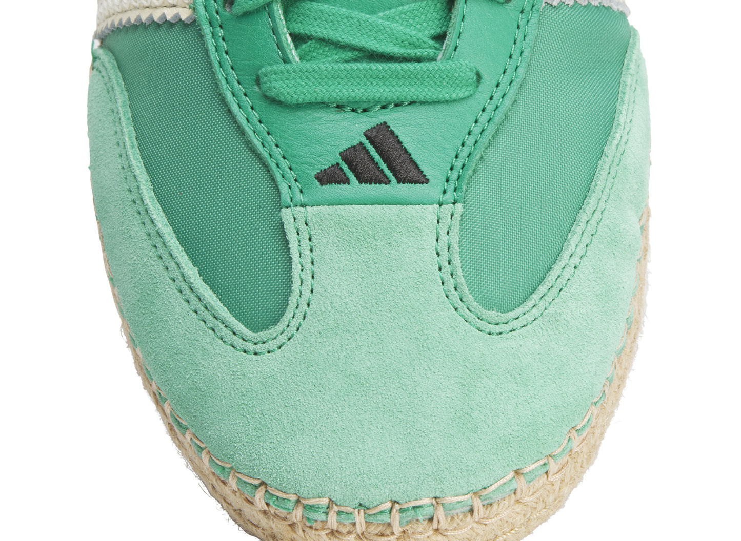 adidas x CLOT Samba Espadrille in Court Green and Warm Vanilla, men's sneaker, view 8