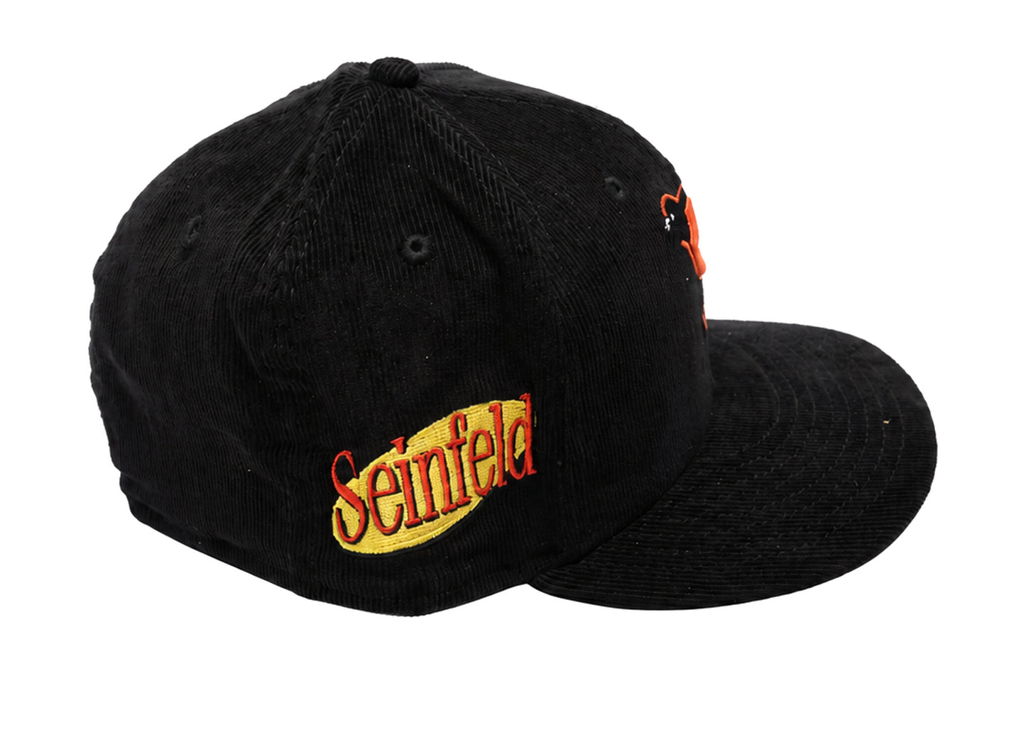 New Era x Seinfeld Baltimore Orioles 59FIFTY Fitted Hat in Black