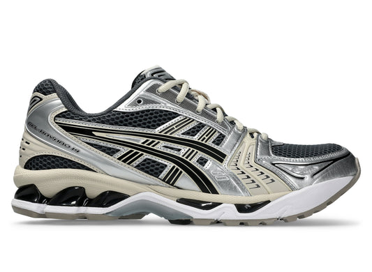 Asics Gel-Kayano 14 in Carrier Grey and Black, men's sneaker