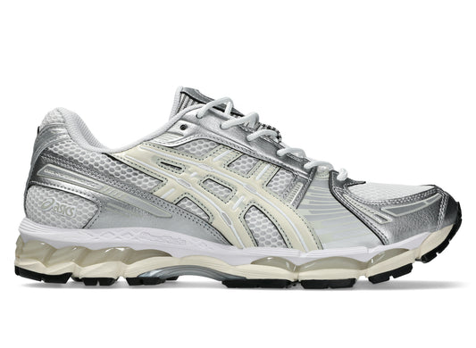 Asics Gel-Kayano 12.1 sneaker in White and Cream, men's footwear