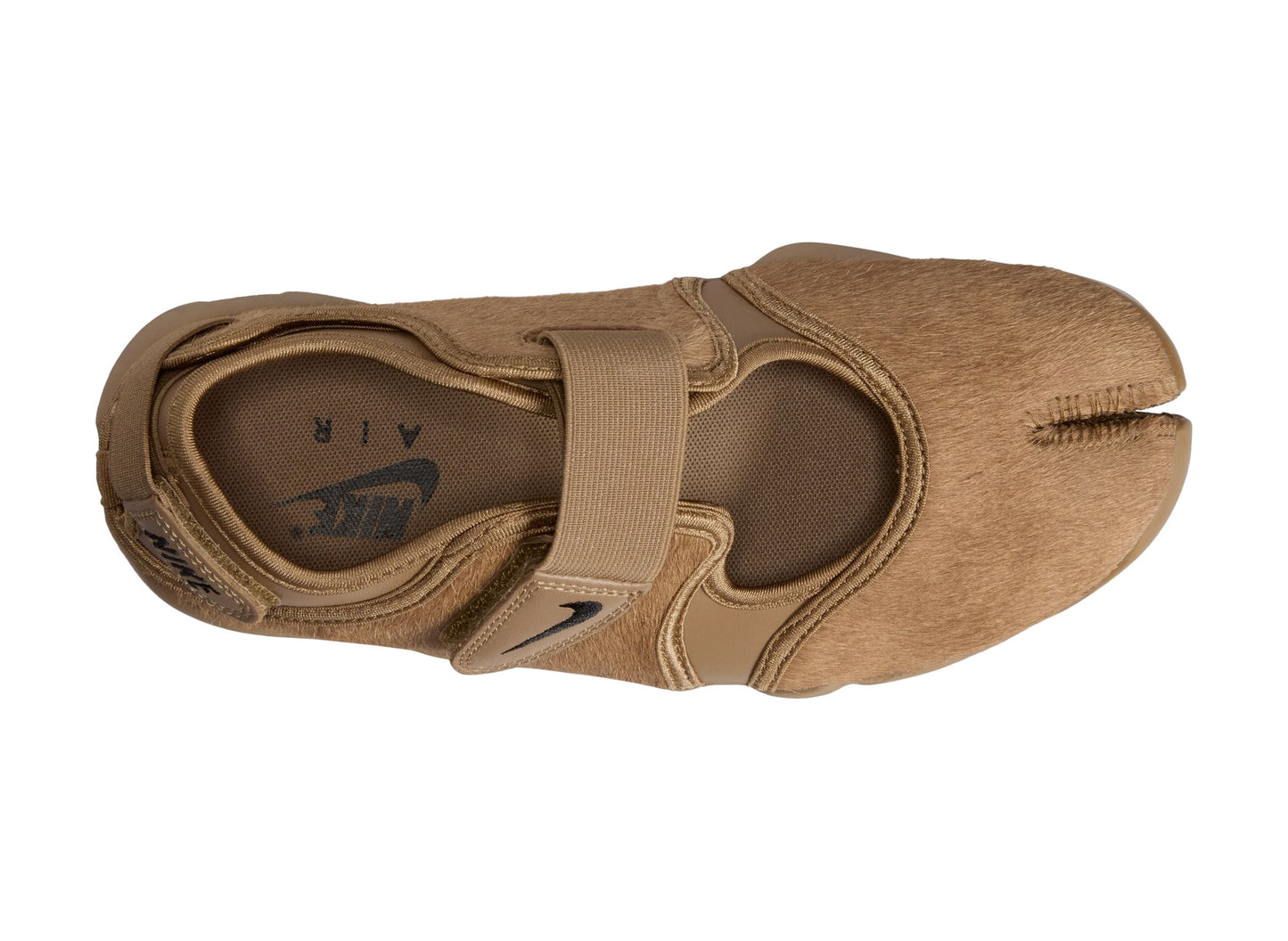 Women's Nike Air Rift in Dark Driftwood / Black, women's shoe in a dark driftwood colorway, view 8