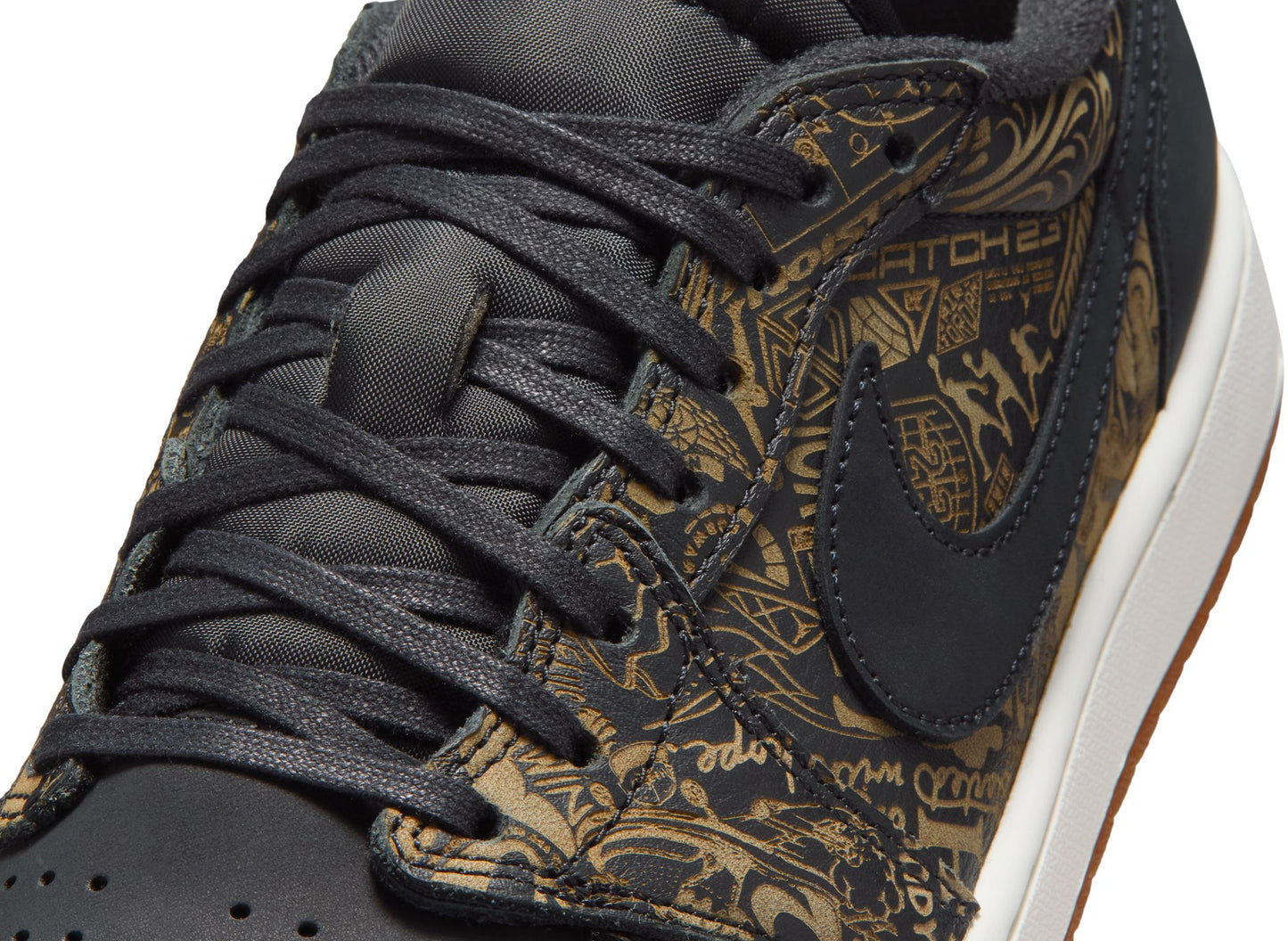 Air Jordan 1 Low OG "Laser" in Black / Varsity Red