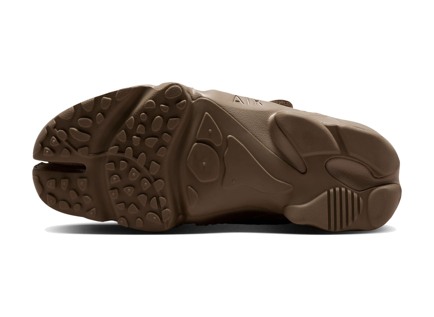 Women's Nike Air Rift in Dark Driftwood / Black, women's shoe in a dark driftwood colorway, view 9
