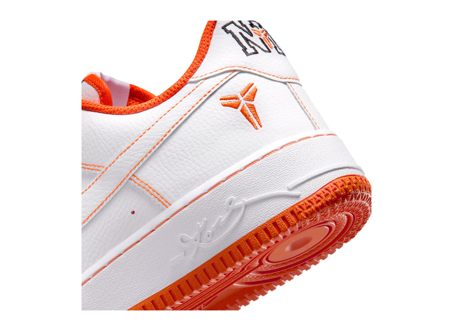 Kobe x Nike Air Force 1 Low Protro IQ3921-100 heel detail