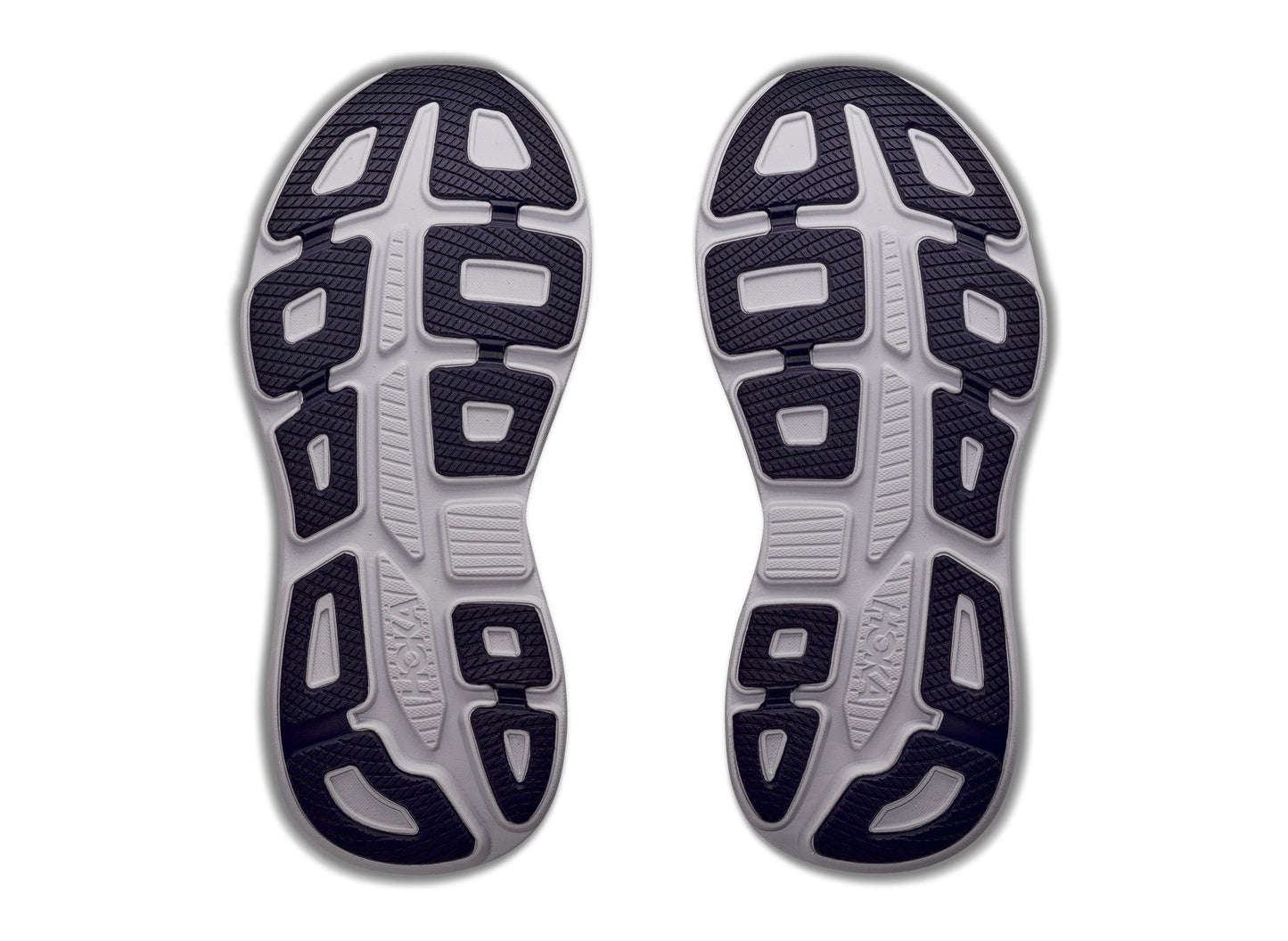 Women's Hoka Bondi 9 in Black / Neon Dragonfruit - view 7 on white