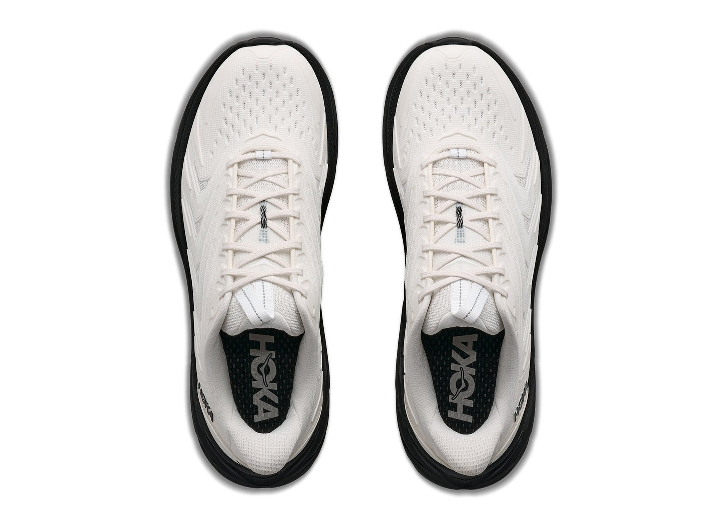 Hoka Clifton UTL in Frost / Black - view 2 on white