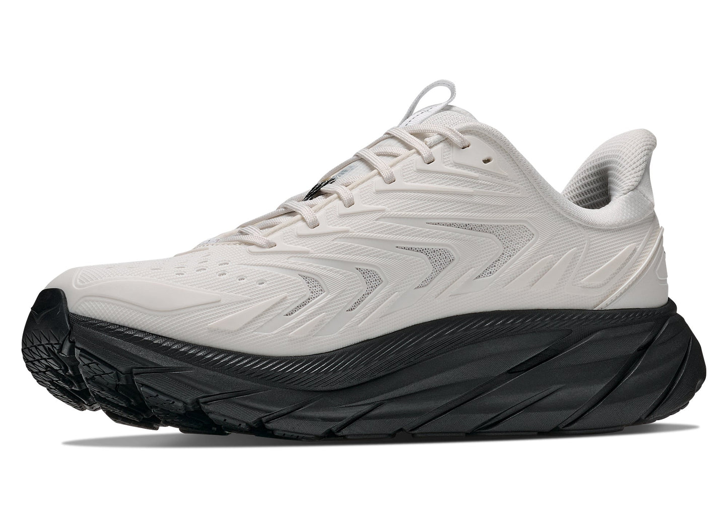 Hoka Clifton UTL in Frost / Black - view 3 on white