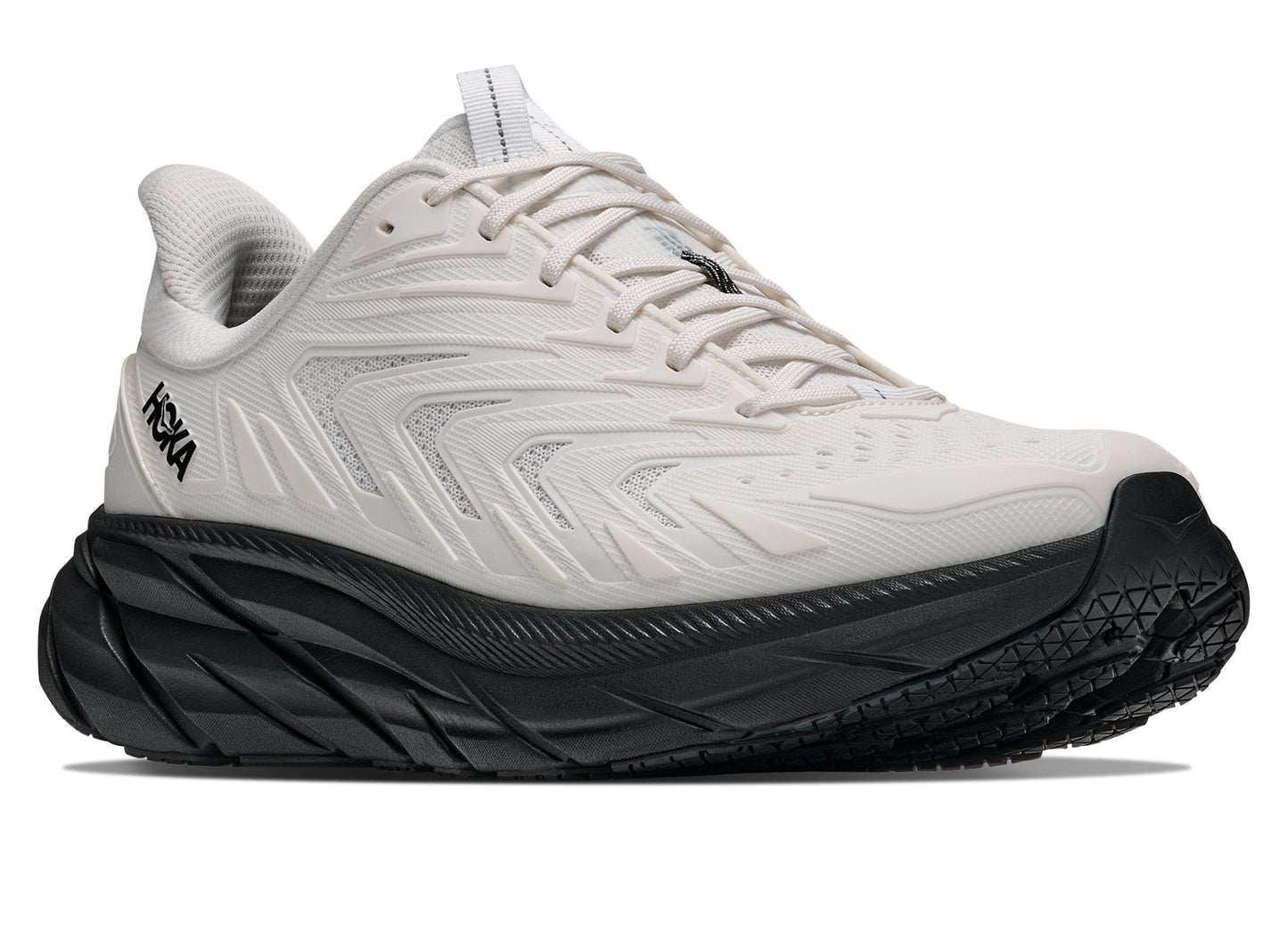 Hoka Clifton UTL in Frost / Black - view 6 on white
