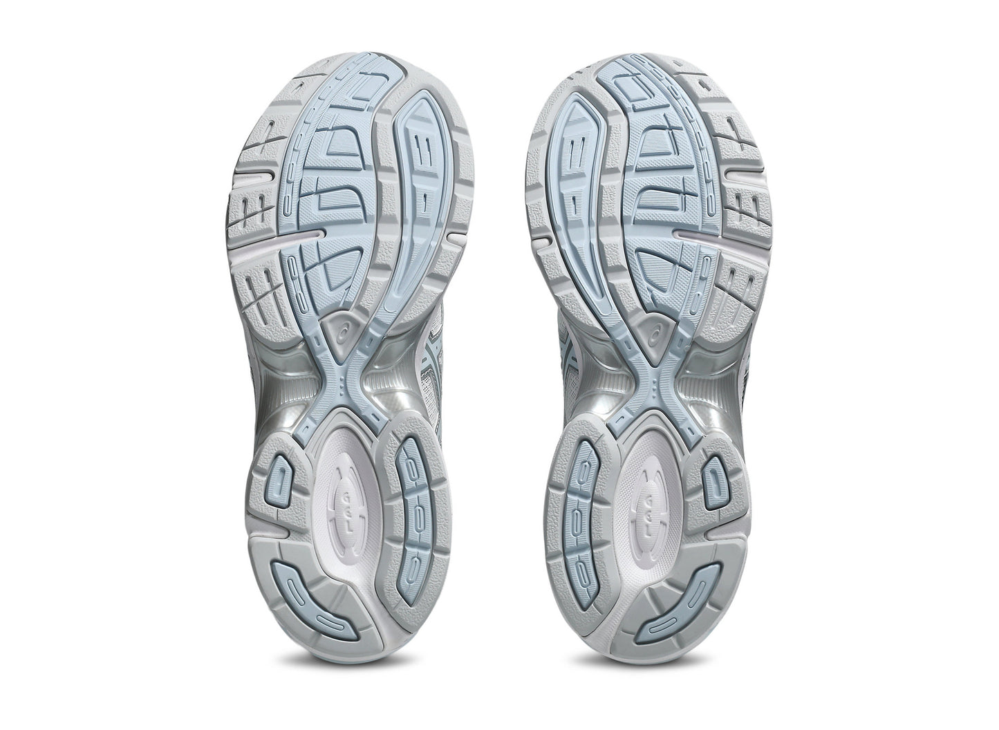 Asics GEL-1130 in White / Storm Cloud sole view