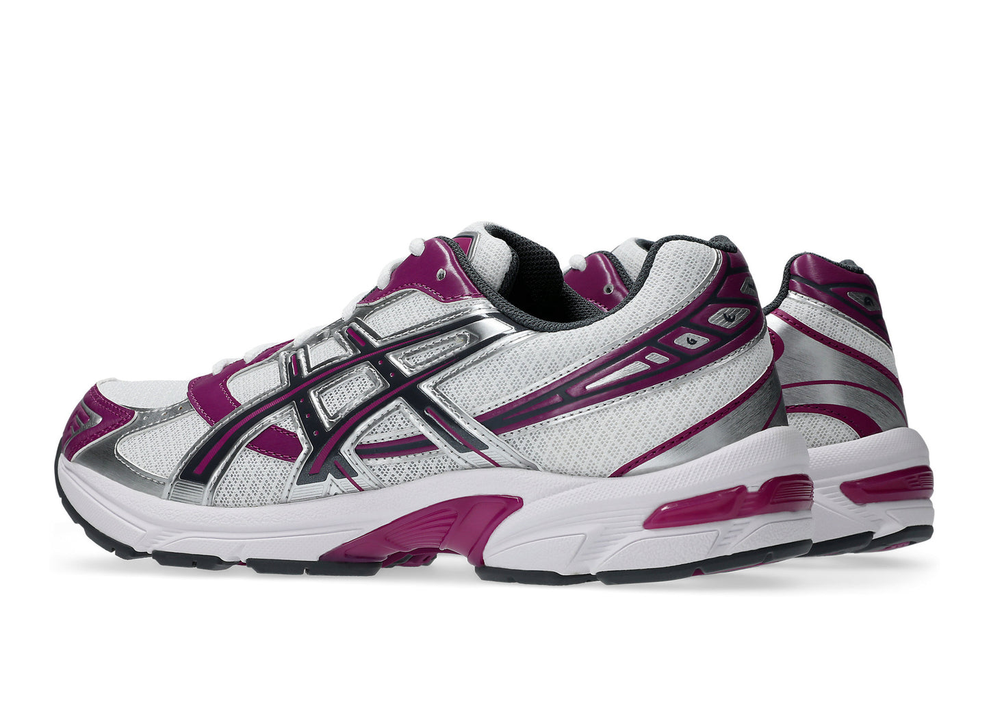Asics GEL-1130 in White / Lavender Field rear three-quarter view