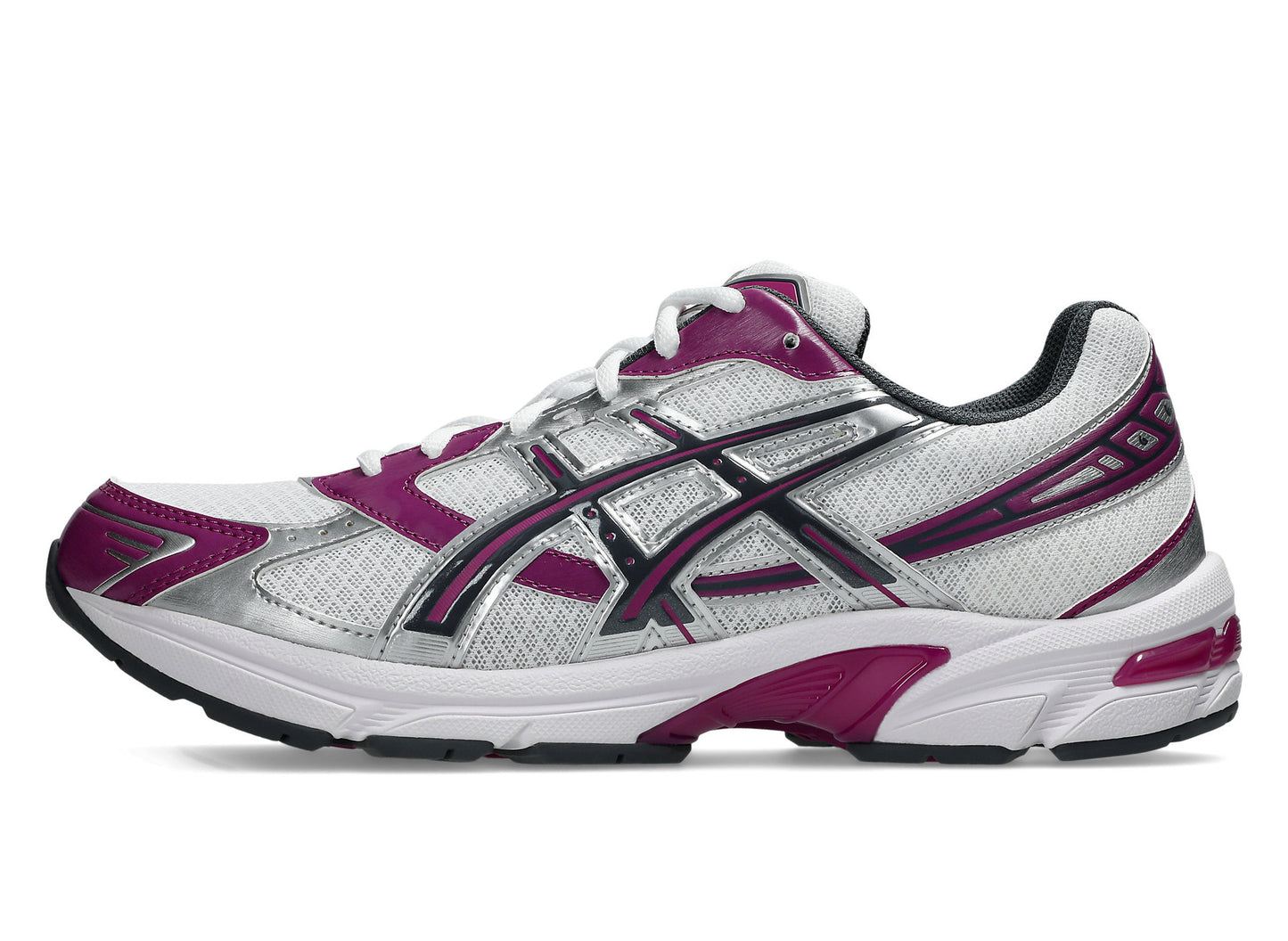 Asics GEL-1130 in White / Lavender Field lateral view