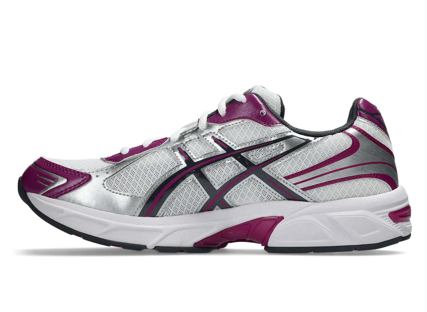 Asics GEL-1130 in White / Lavender Field medial view