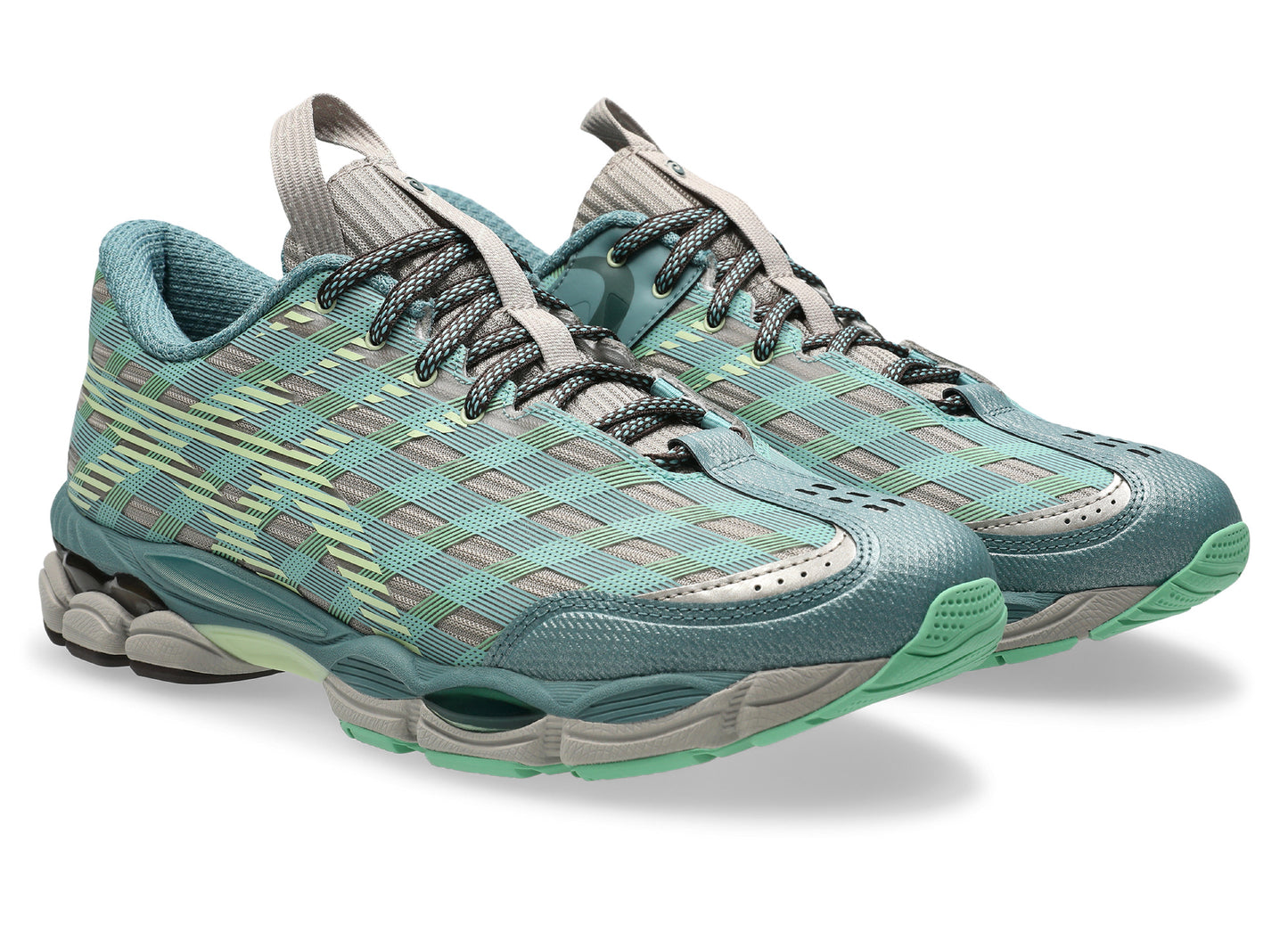 Asics US8-S GEL-SJ33 1203B116.250 Moonrock / Tatami Green front right