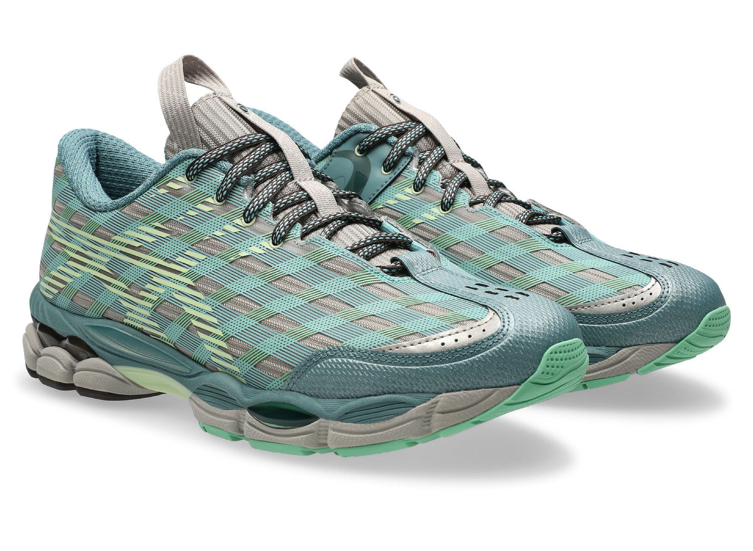 Asics US8-S GEL-SJ33 1203B116.250 Moonrock / Tatami Green front right