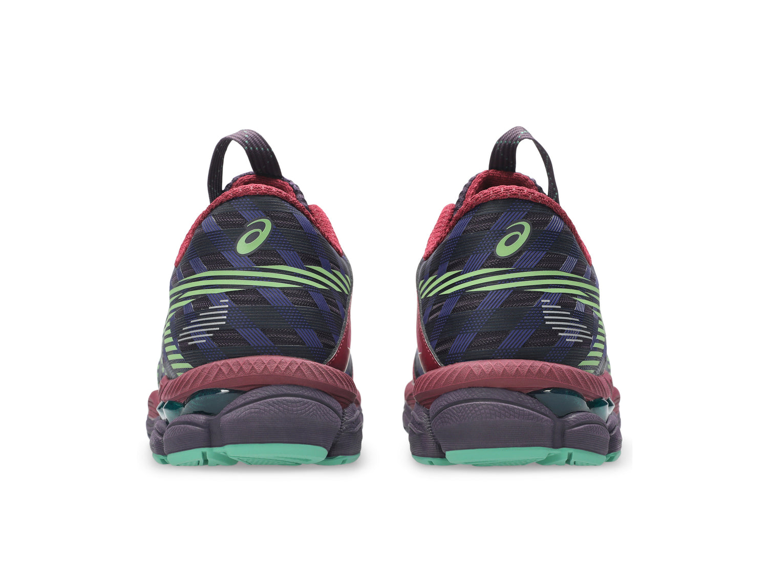Asics US8-S GEL-SJ33 1203B116.500 Deep Plum / Fresh Grass back