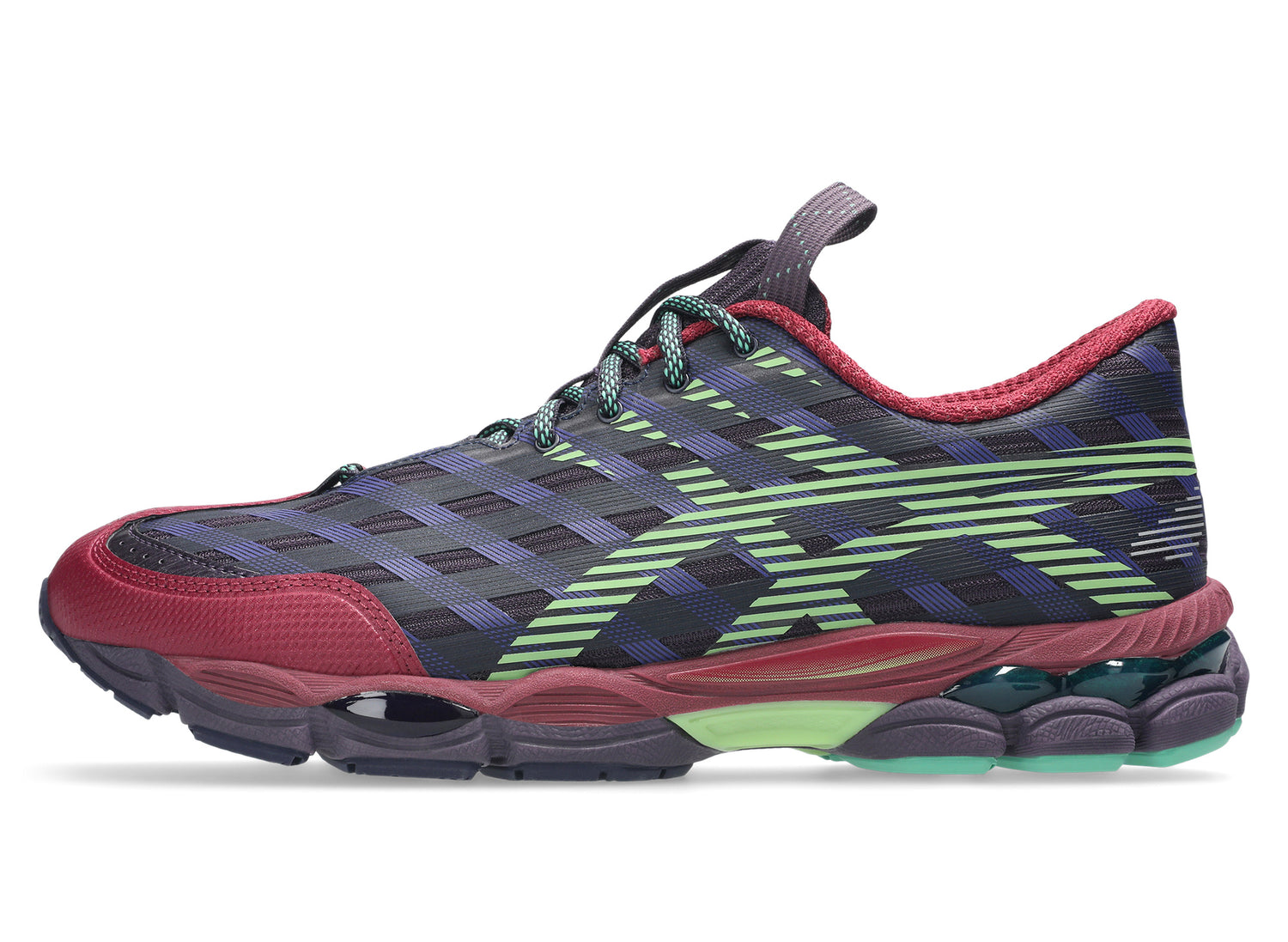 Asics US8-S GEL-SJ33 1203B116.500 Deep Plum / Fresh Grass alternate side