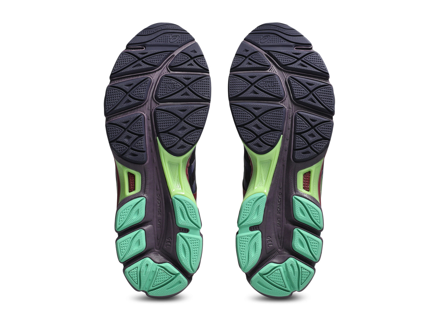 Asics US8-S GEL-SJ33 1203B116.500 Deep Plum / Fresh Grass sole