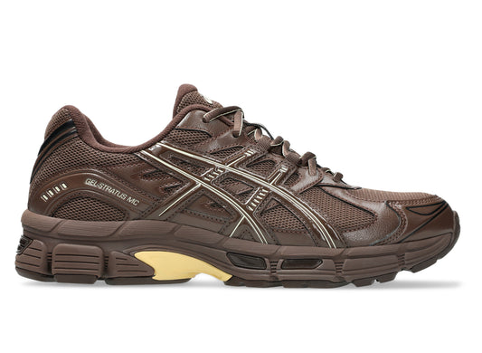 ASICS x emmi GEL-STRATUS MC Brown Storm medial view