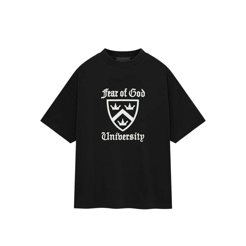 Fear of God Essentials Heavy Crewneck Tee in Black