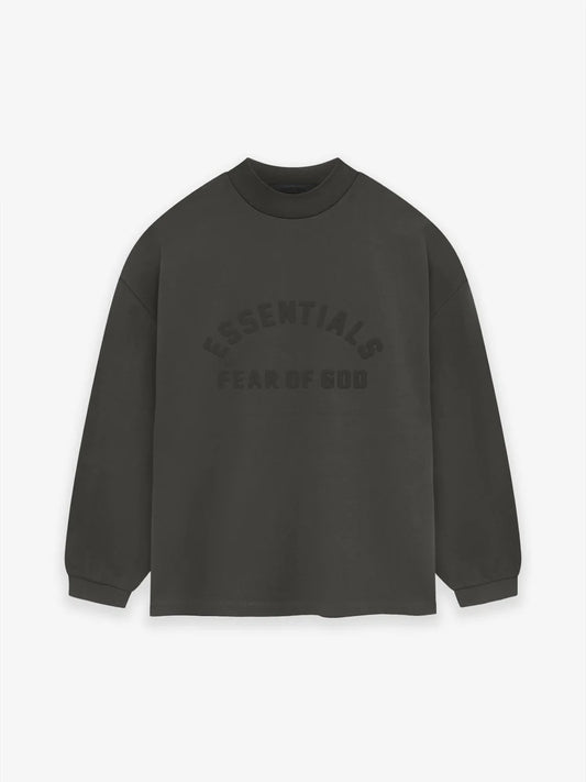 Fear of God Essentials Heavy Jersey L/S Tee in Ink