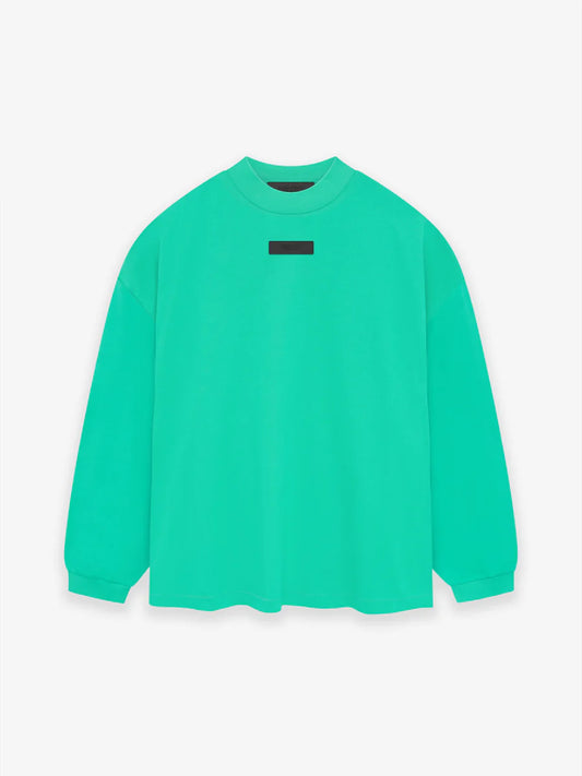 Fear of God Essentials L/S Tee in Mint Leaf