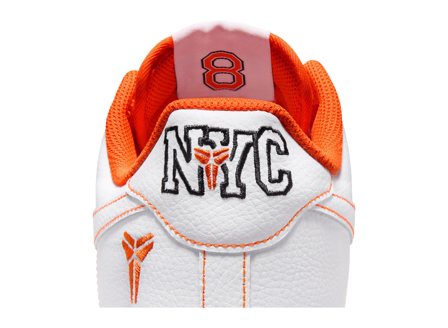 Kobe x Nike Air Force 1 Low Protro IQ3921-100 tongue detail