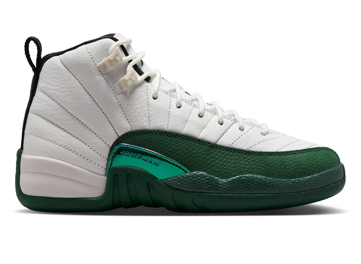 GS Air Jordan 12 Retro Bucks 153265-103 side lateral