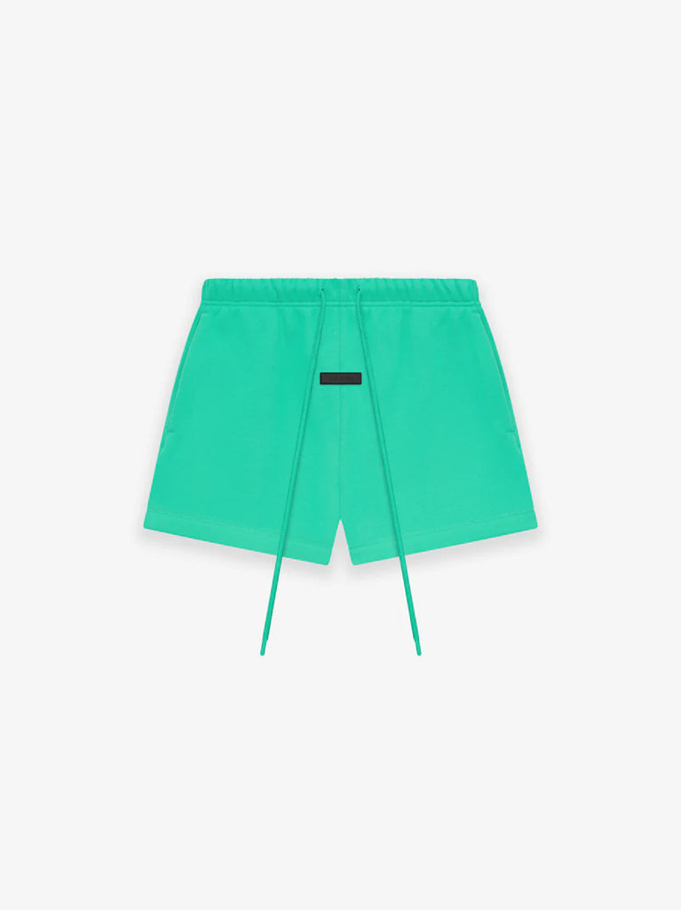Fear of God Essentials Fleece Running Shorts in Mint Leaf