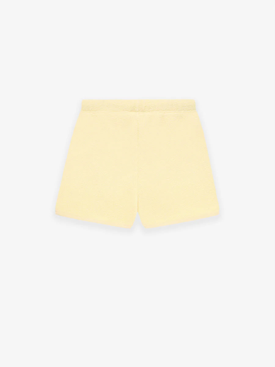 Fear of God Essentials Polar Fleece Shorts in Garden Yellow