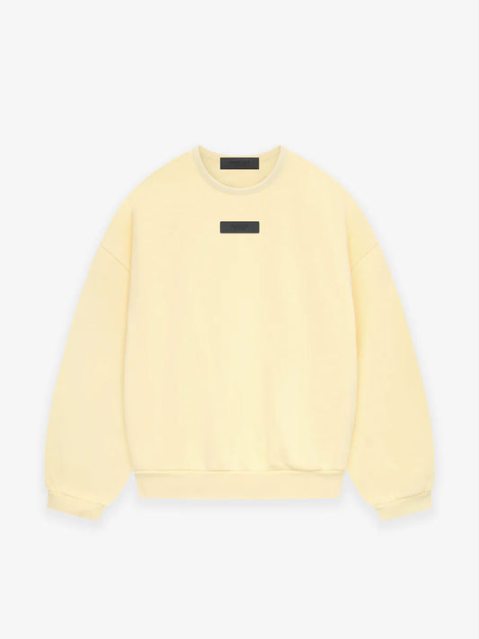 Fear of God Essentials Crewneck Sweater in Garden Yellow