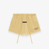 Fear of God Essentials Heavy Jersey Soccer Shorts in Amber