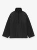 Fear of God Essentials Textured Nylon Half Zip Pullover in Black