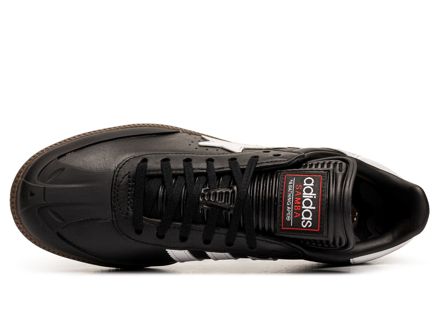 【新品未使用】adidas Samba BAPE ブラック28.5cm adidas SAMBA BAPE CBLACK/FTWWHT/GUM5（アディダス サンバ