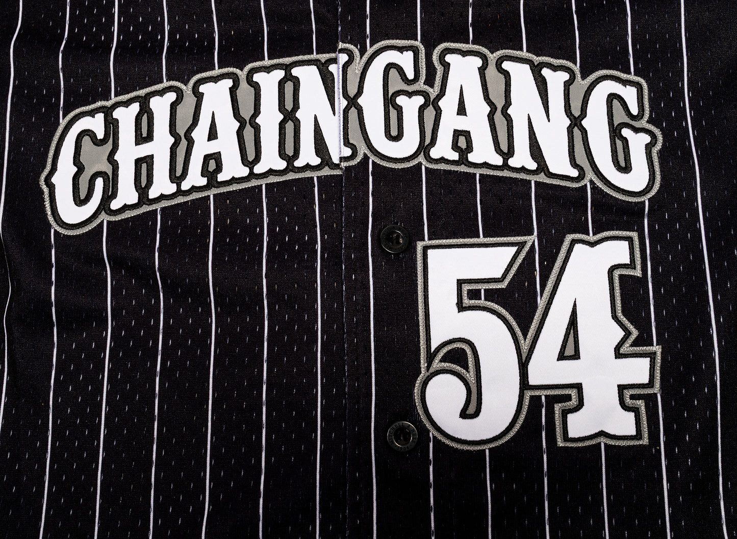 Mitchell & Ness WWE John Cena Final Seconds Striped Mesh Jersey in Black