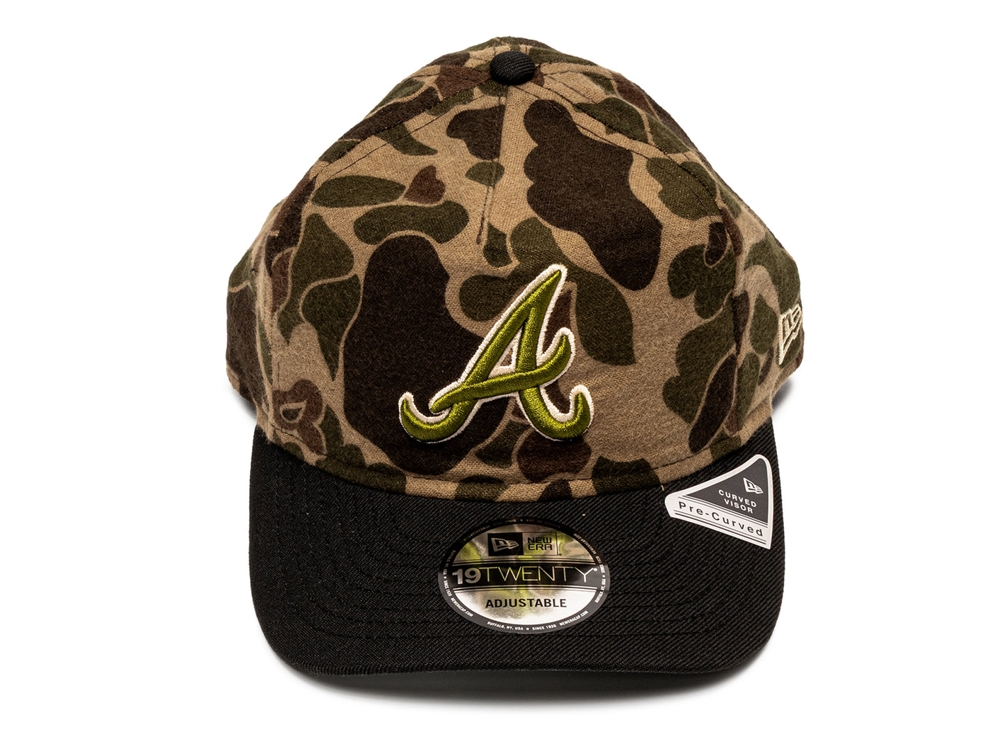New Era Wool Duck Camo Atlanta Braves Snapback Hat